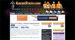 Desktop Screenshot of lakerstats.com